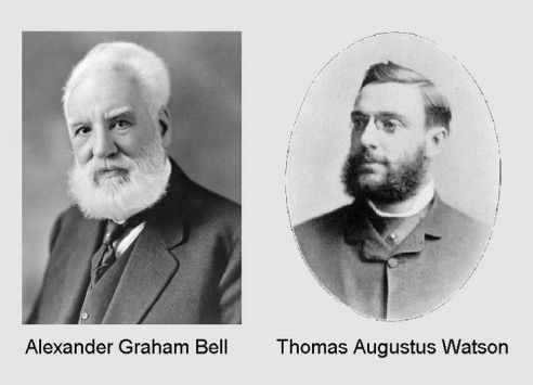 Alexander Graham Bell and Thomas Augustus Watson