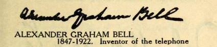 ALexander-Graham-Bell-Signature