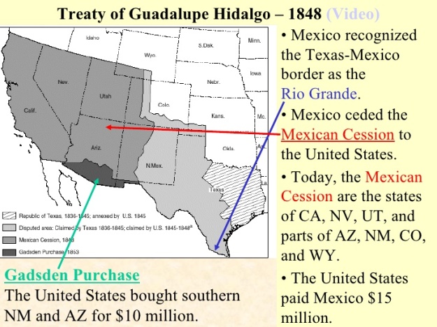 Treaty of Guadalupe Hidalgo 1848