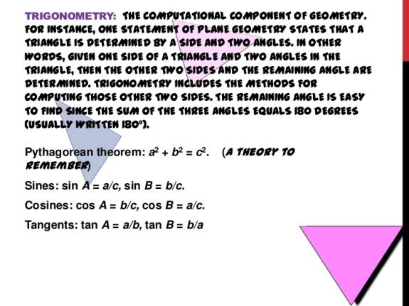 Mathematics - Trigonometry
