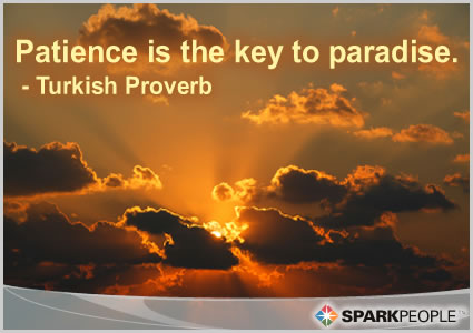 Turkish Proverb - Patience is the Key to Paradise